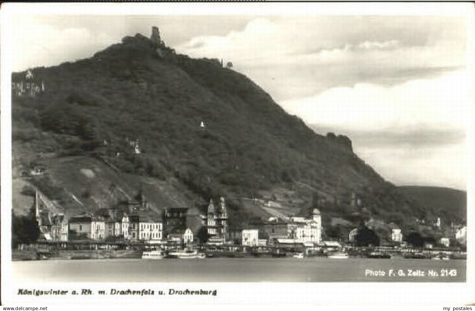 70120022 Koenigswinter Drachenfels Drachenburg x 1938 Koenigswinter