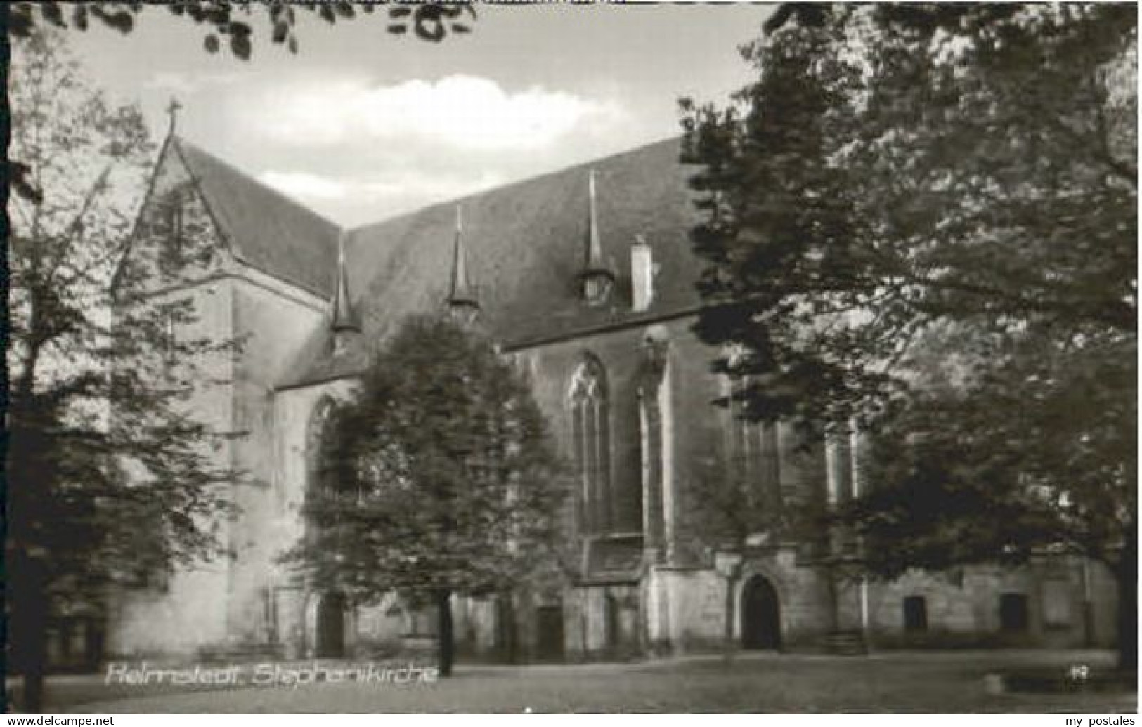 70120604 Helmstedt Helmstedt Stephanikirche ungelaufen ca. 1955