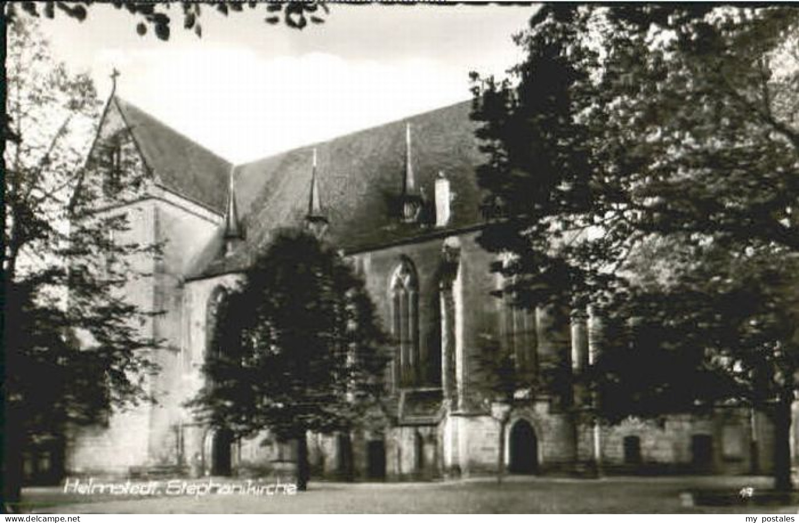 70120615 Helmstedt Helmstedt Stephanikirche ungelaufen ca. 1955 Helmstedt