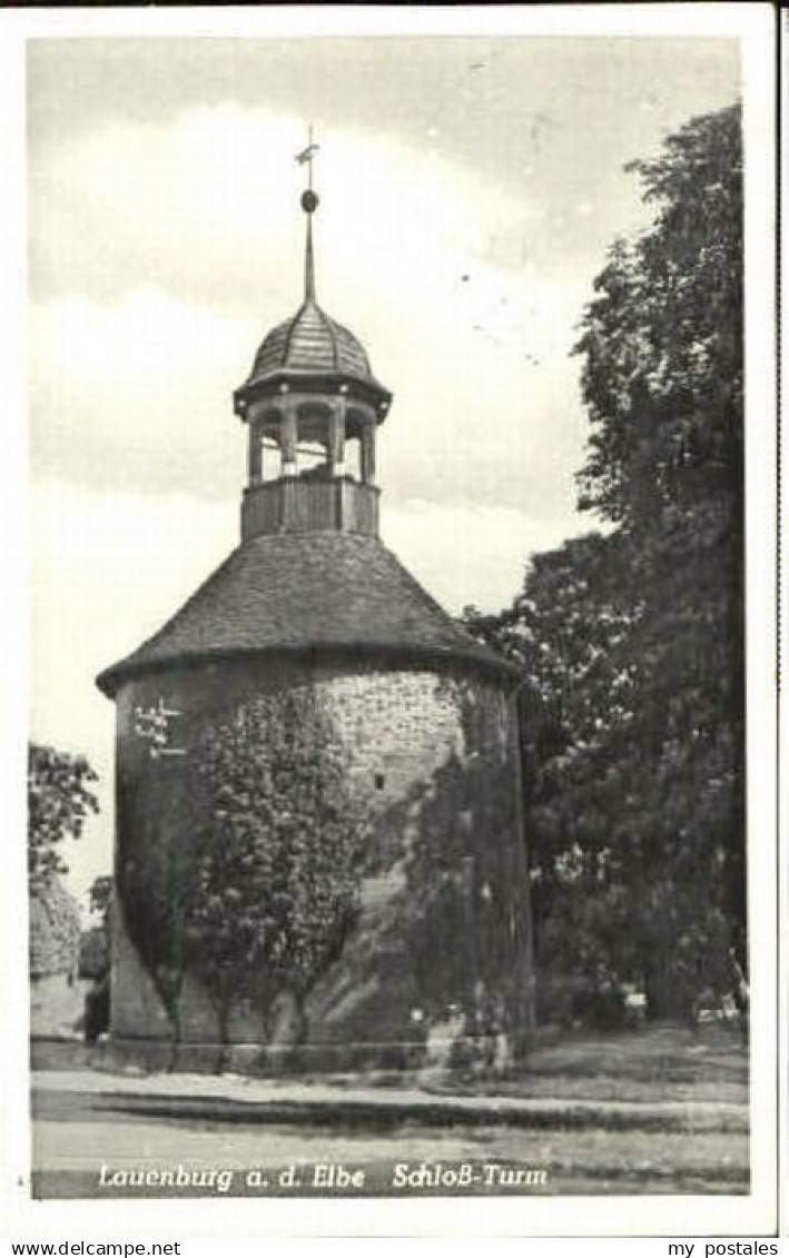 70120886 Lauenburg Elbe Lauenburg Schloss Turm x 1956