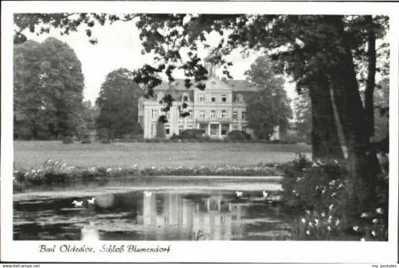 70121332 Bad Oldesloe Bad Oldesloe Schloss Blumendorf ungelaufen ca. 1955