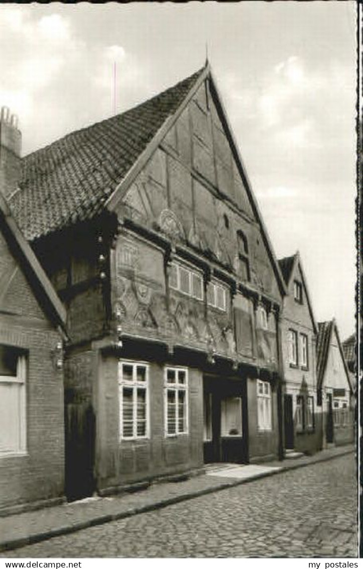 70121334 Winsen Luhe Winsen Blaufaerberhaus ungelaufen ca. 1955