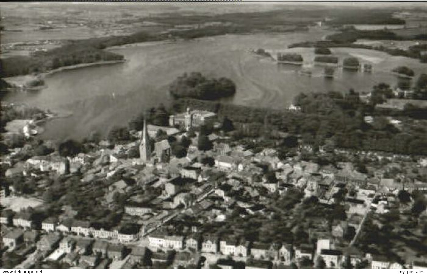 70121379 Eutin Eutin Fliegeraufnahme ungelaufen ca. 1955