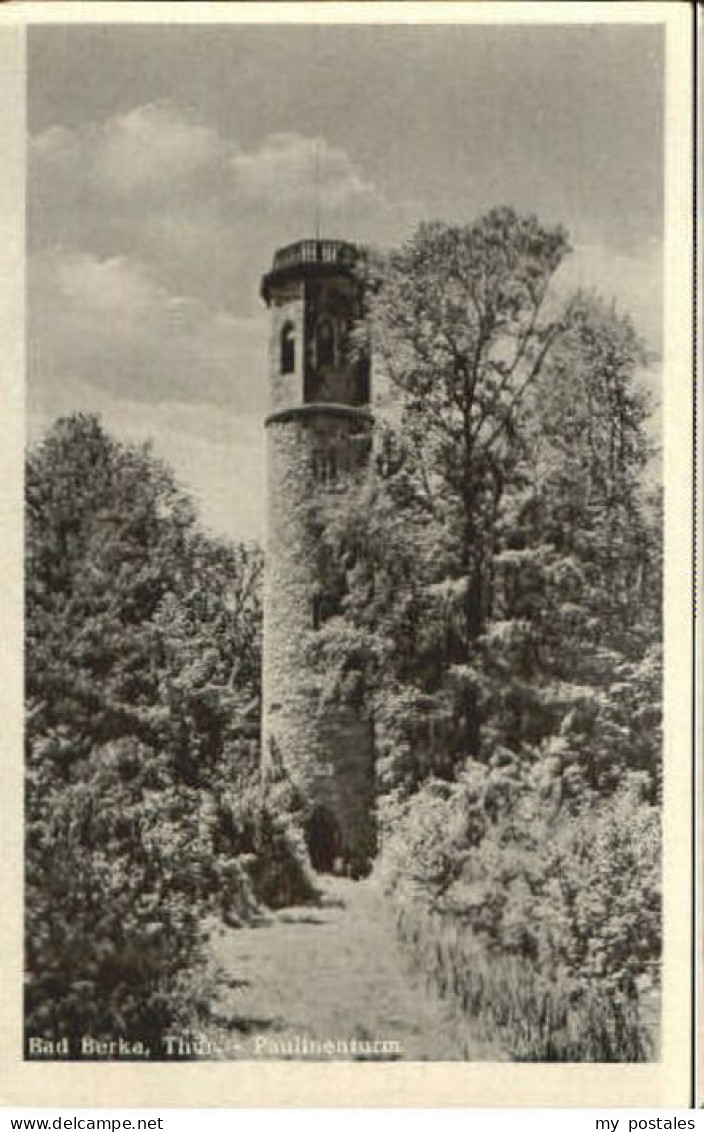 70121920 Bad Berka Bad Berka Paulinenturm ungelaufen ca. 1955 Bad Berka