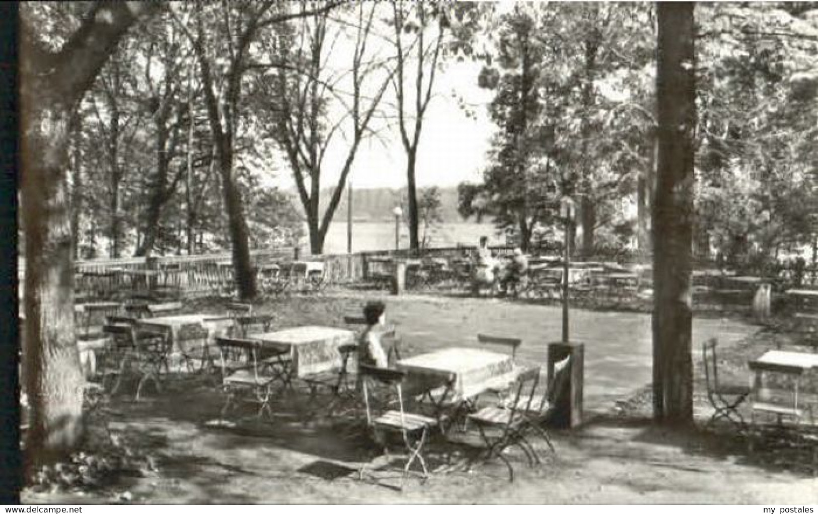 70121928 Oranienburg Oranienburg Gaststaette Strandhalle ungelaufen ca. 1955 Ora