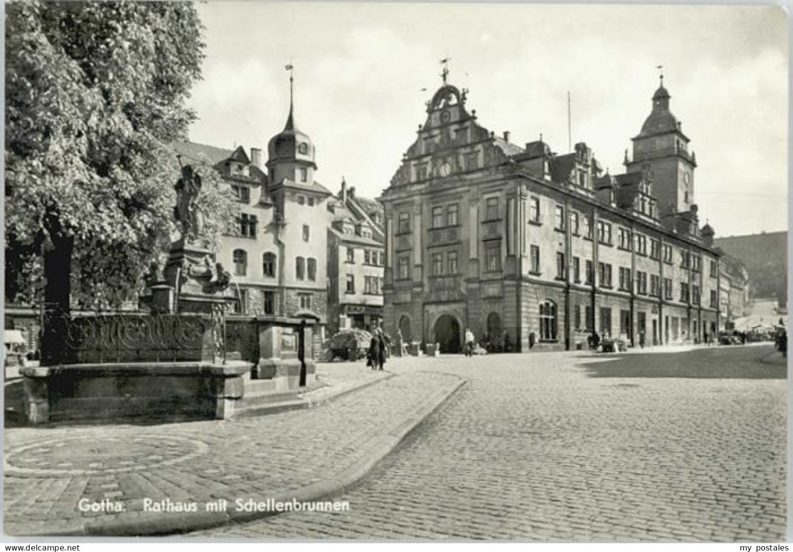 70124778 Gotha Thueringen Gotha Schellenbrunnen x Gotha