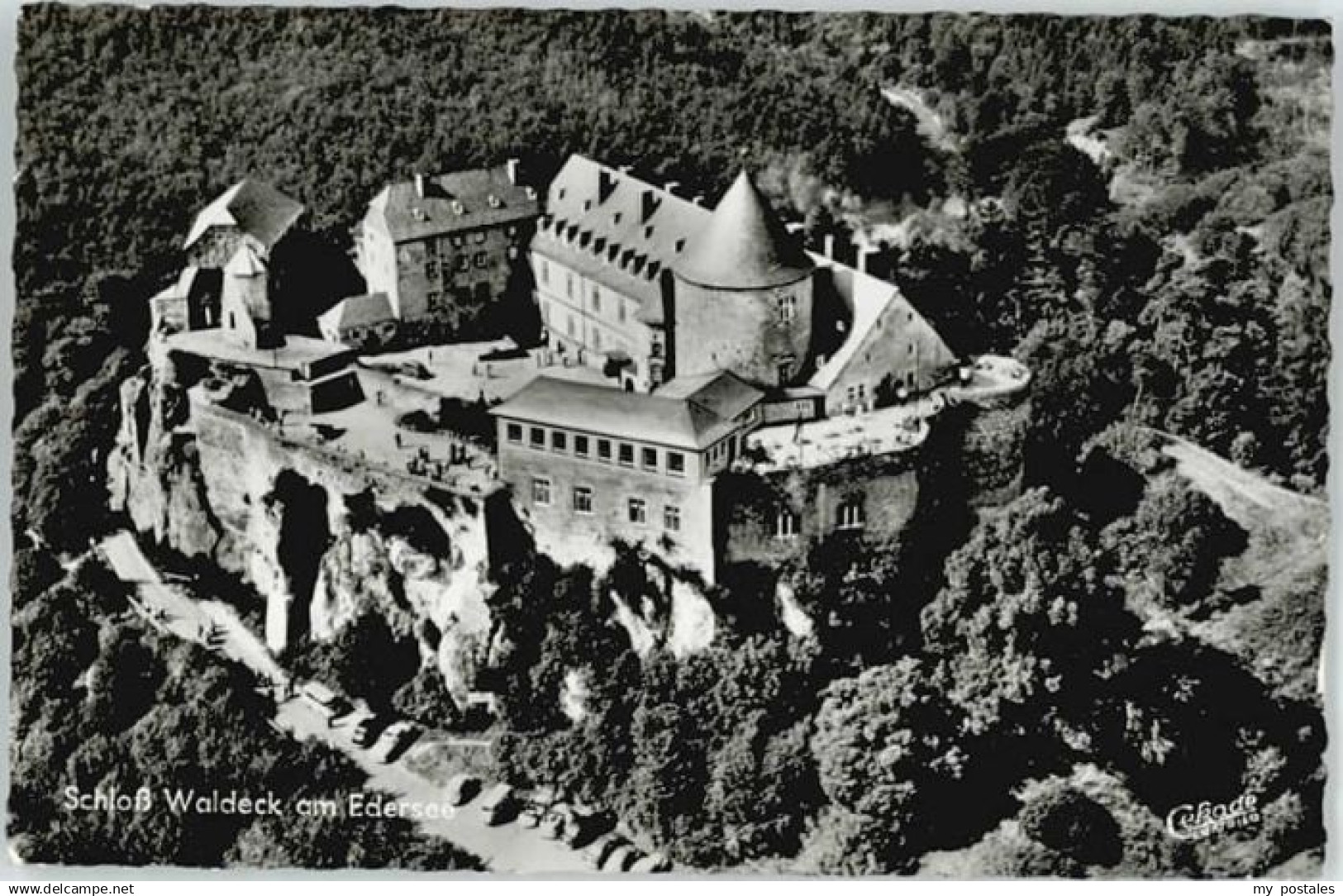 70129610 Waldeck Edersee Waldeck Waldeck-Frankenberg Schloss Waldeck Fliegeraufn