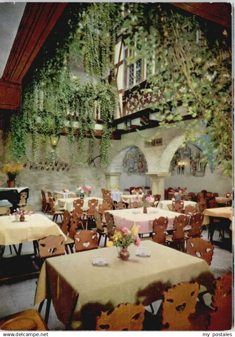 70130951 Rothenburg Tauber Rothenburg Tauber Cafe Restaurant Baumeisterhaus *