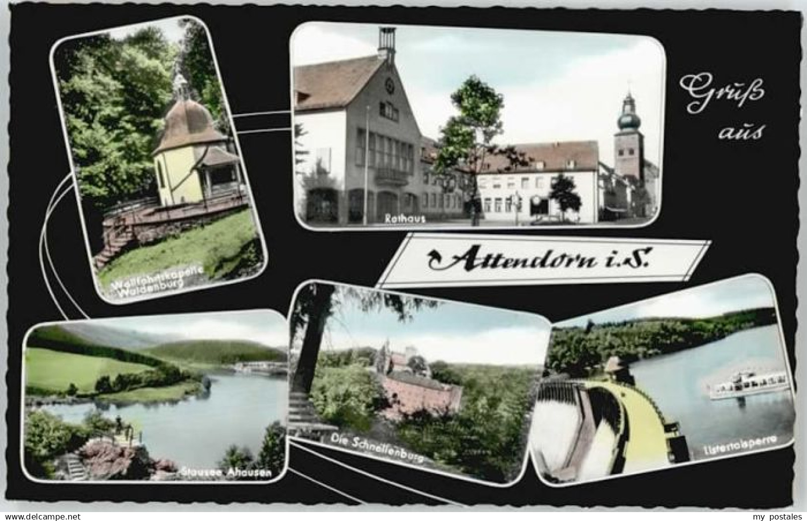 70133541 Attendorn Attendorn Rathaus Schnellenburg Ahausen *