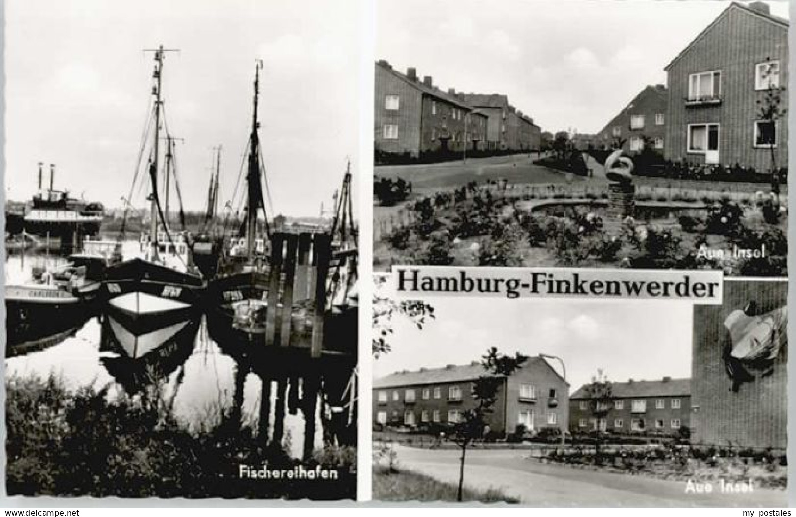 70133565 Finkenwerder Finkenwerder Fischereihafen Aue Insel *