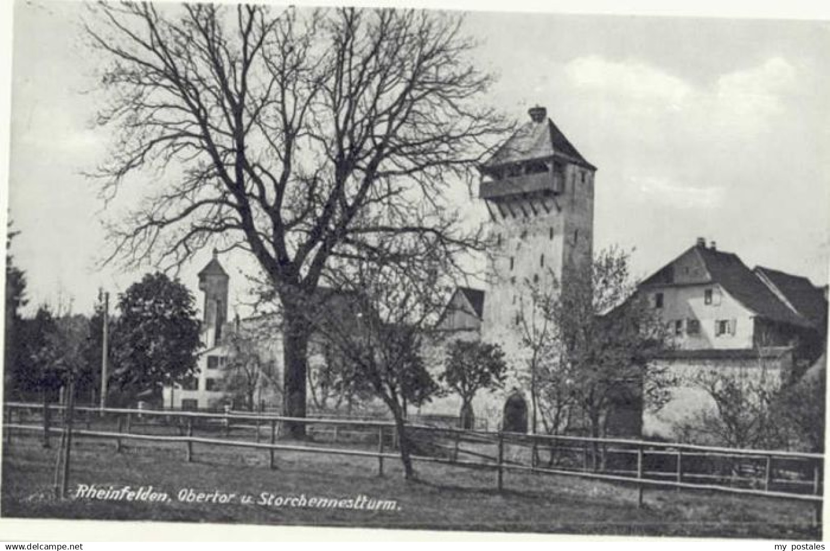 70134460 Rheinfelden Baden Rheinfelden Storchennestturm *