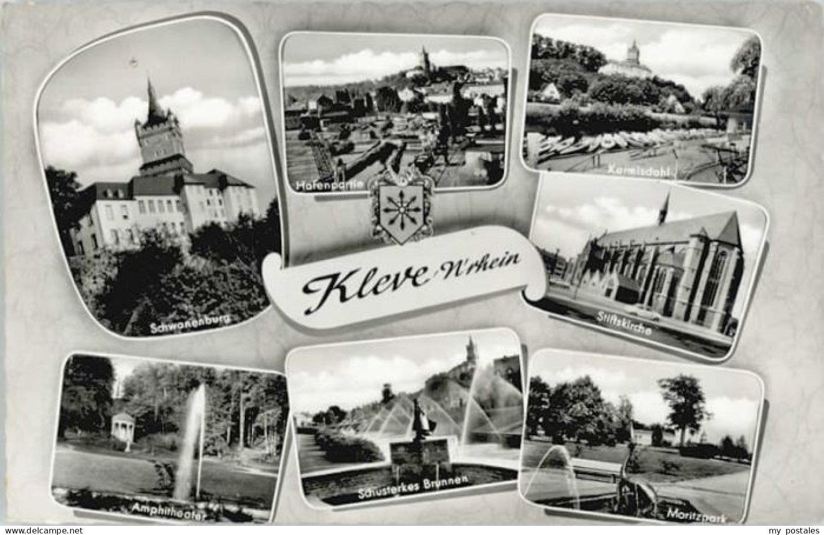 70135817 Kleve Kleve Schwanenburg Schusterkes Brunnen Moritzpark x Kleve