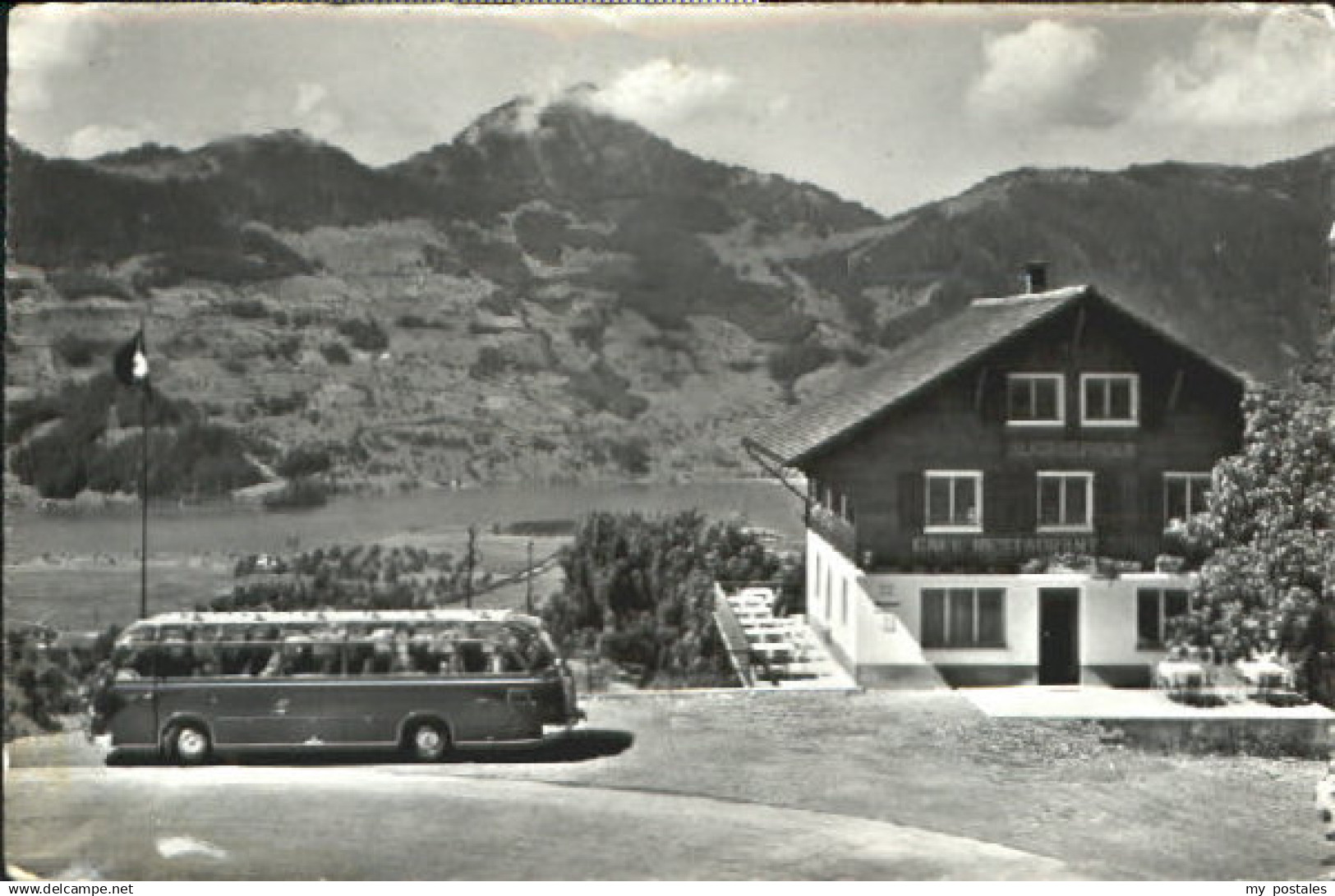 70549489 Steinen Wiesental Steinen Schwyz Cafe Restaurant Spiegelberg Auto - Bus