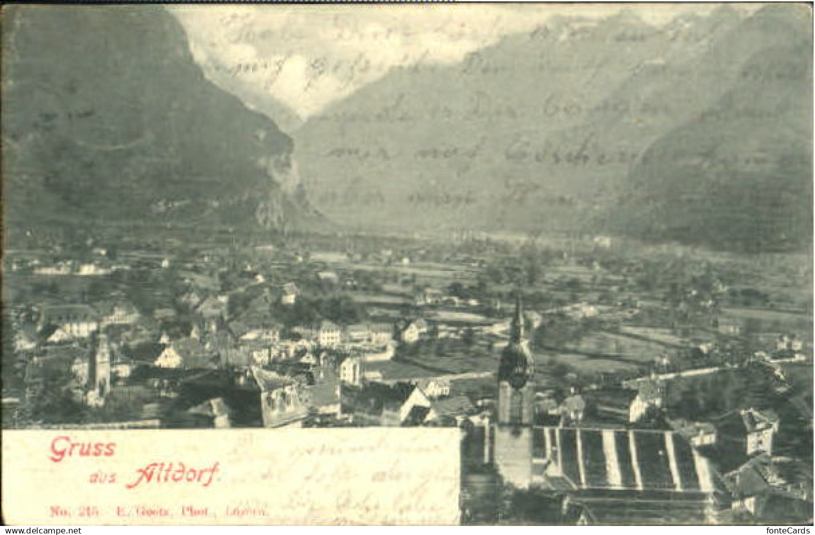 70558475 Altdorf  UR Altdorf  x 1904