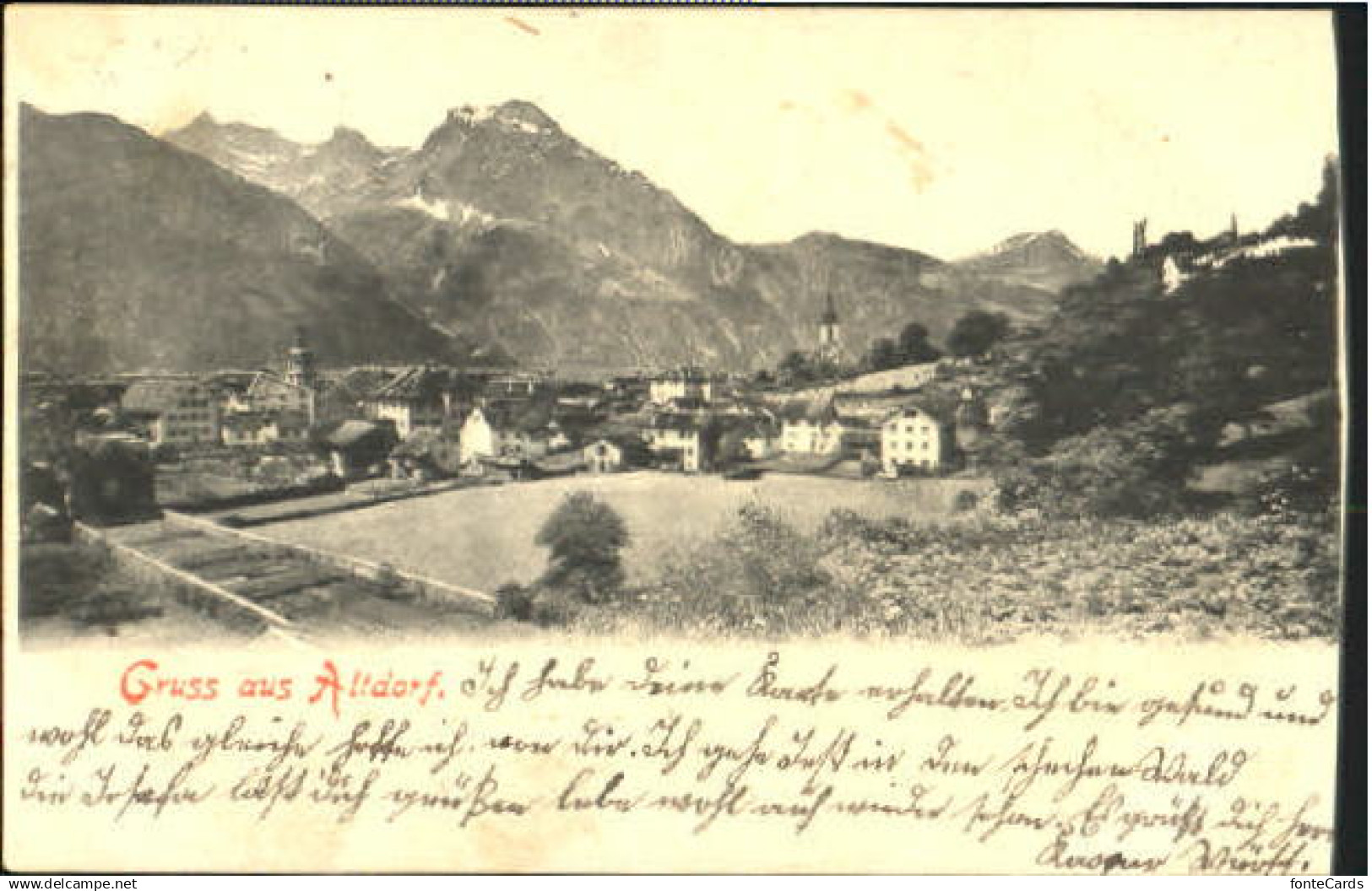 70558476 Altdorf UR Altdorf  x 1902