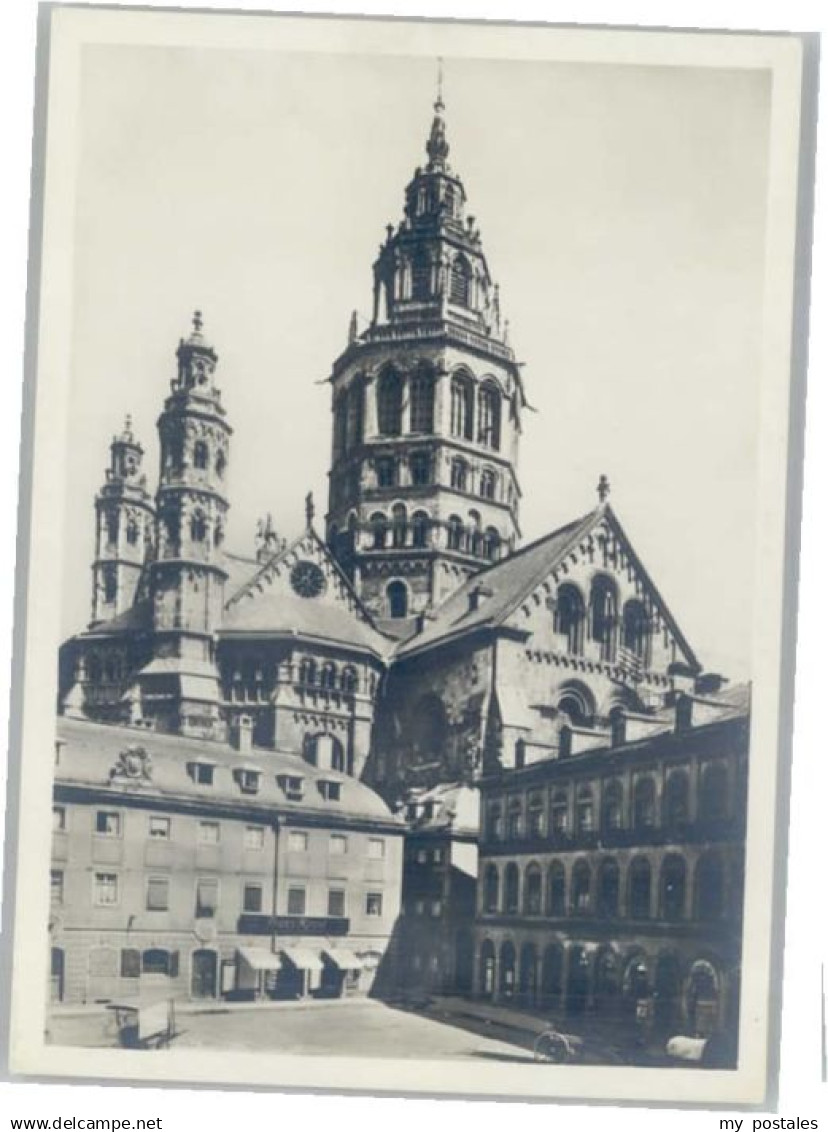 70631506 Mainz Rhein Mainz Dom Westbau *