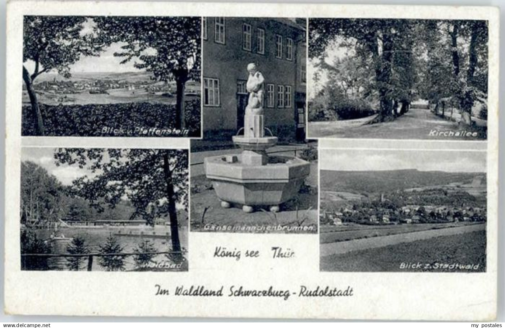 70634536 Rudolstadt Rudolstadt Gaensemaennchenbrunnen Waldbad x Rudolstadt