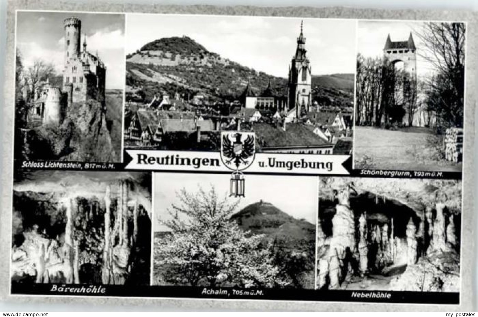 70659407 Reutlingen Reutlingen Schloss Lichtenstein Schoenbergturm Baerenhoehle