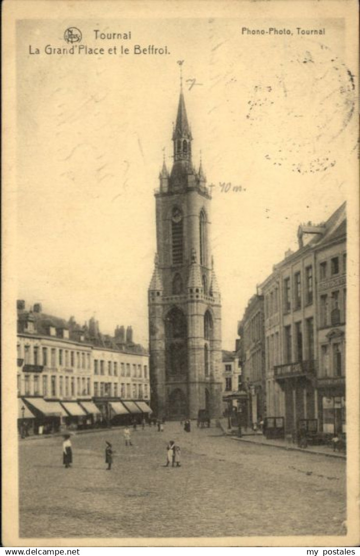 70749749 Tournai Hainaut Tournai Beffroi Grand Place x Tournai Hainaut