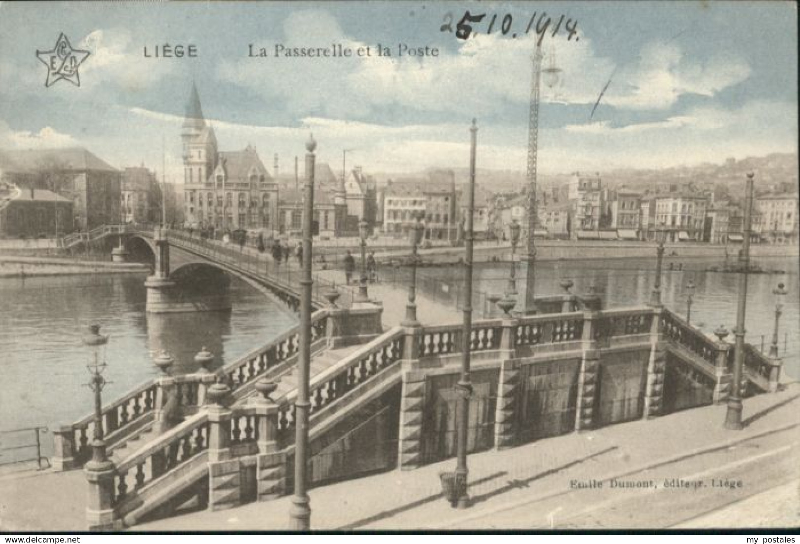 70786860 Liege Luettich Liege Passerelle Poste * Liege