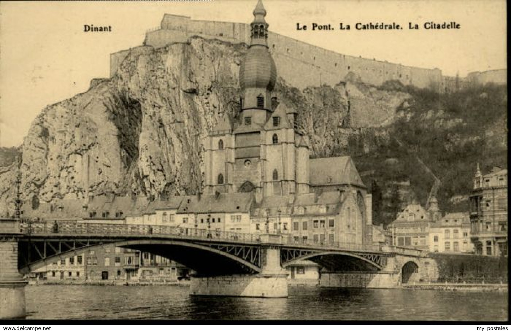 70787144 Dinant Wallonie Dinant Citadelle Pont Cathedrale * Dinant