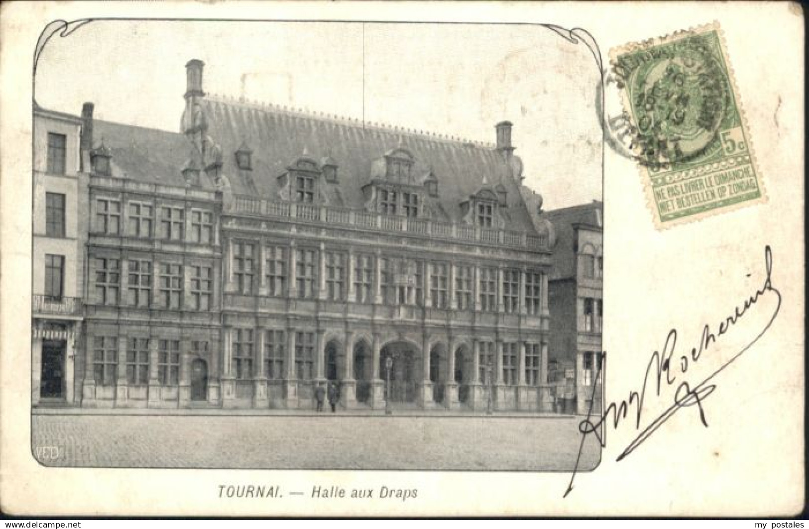 70795221 Tournai Hainaut Tournai Halle Draps x