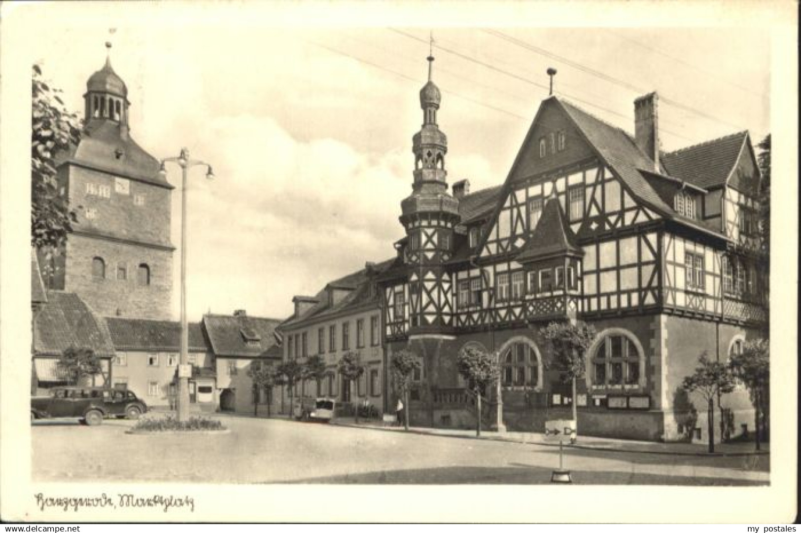 70866384 Harzgerode Harzgerode Marktplatz  x