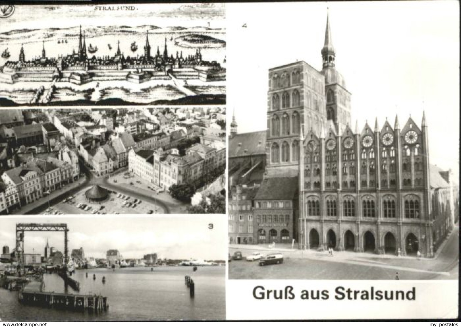 70880837 Stralsund Mecklenburg Vorpommern Stralsund Marien Kirche Leninplatz Rue