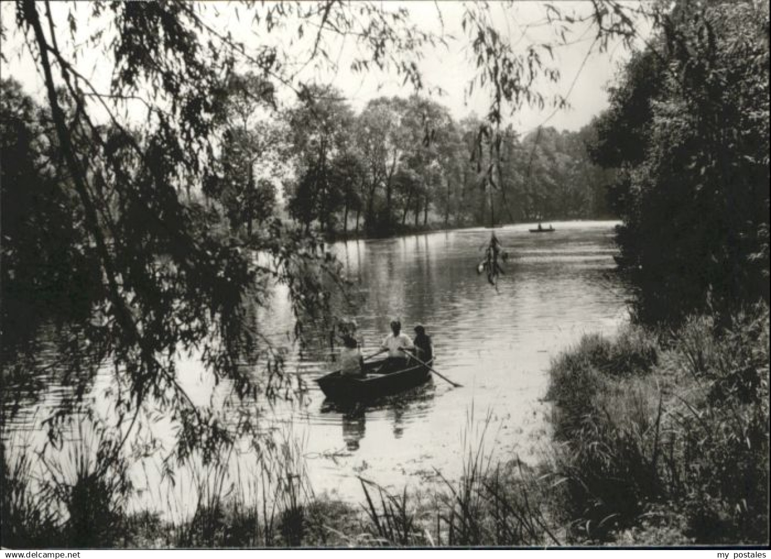 70881009 Schleusingen Schleusingen Gondelteich Boot *