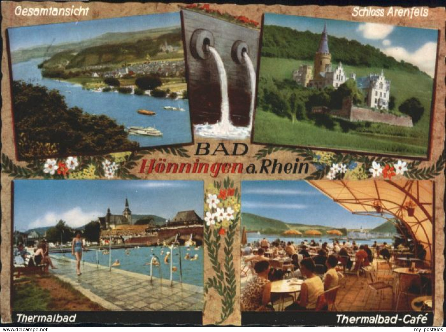 70881067 Bad Hoenningen Bad Hoenningen Schloss Arenfels Thermalbad Cafe Schwimmb