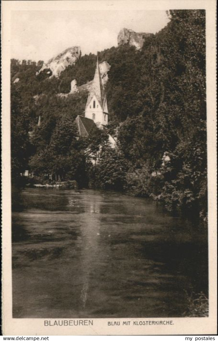 70886477 Blaubeuren Blaubeuren Blau Klosterkirche *