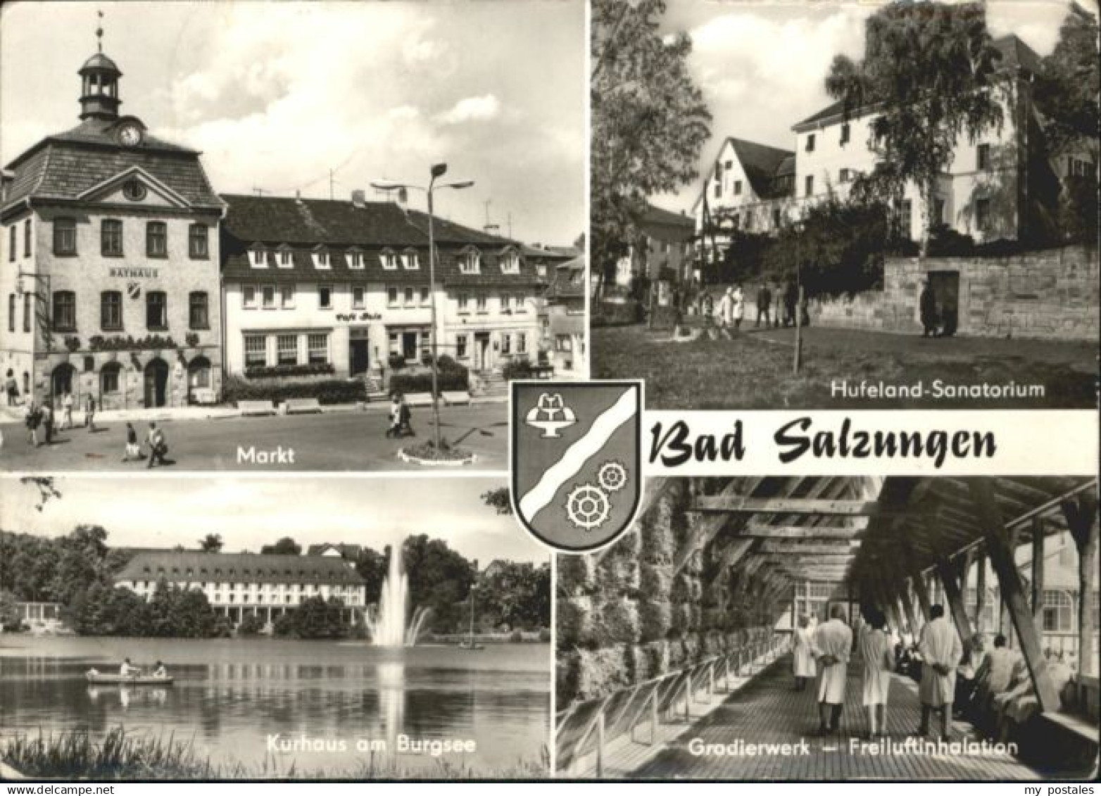 70886712 Bad Salzungen Bad Salzungen Markt Hufeland Sanatorium Kurhaus Grodierwe