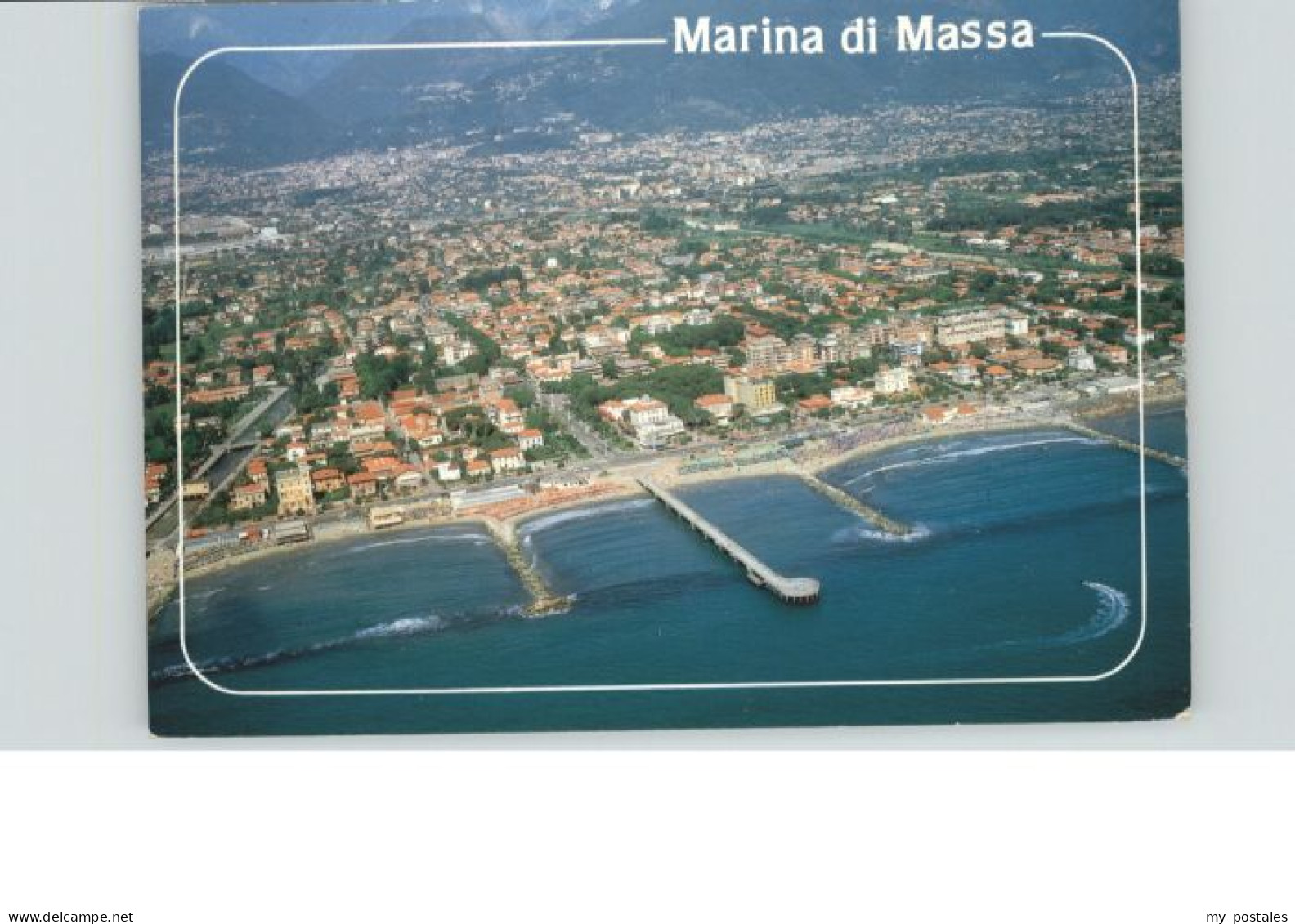 70893030 Marina di Massa Marina di Massa Fliegeraufnahme x Massa