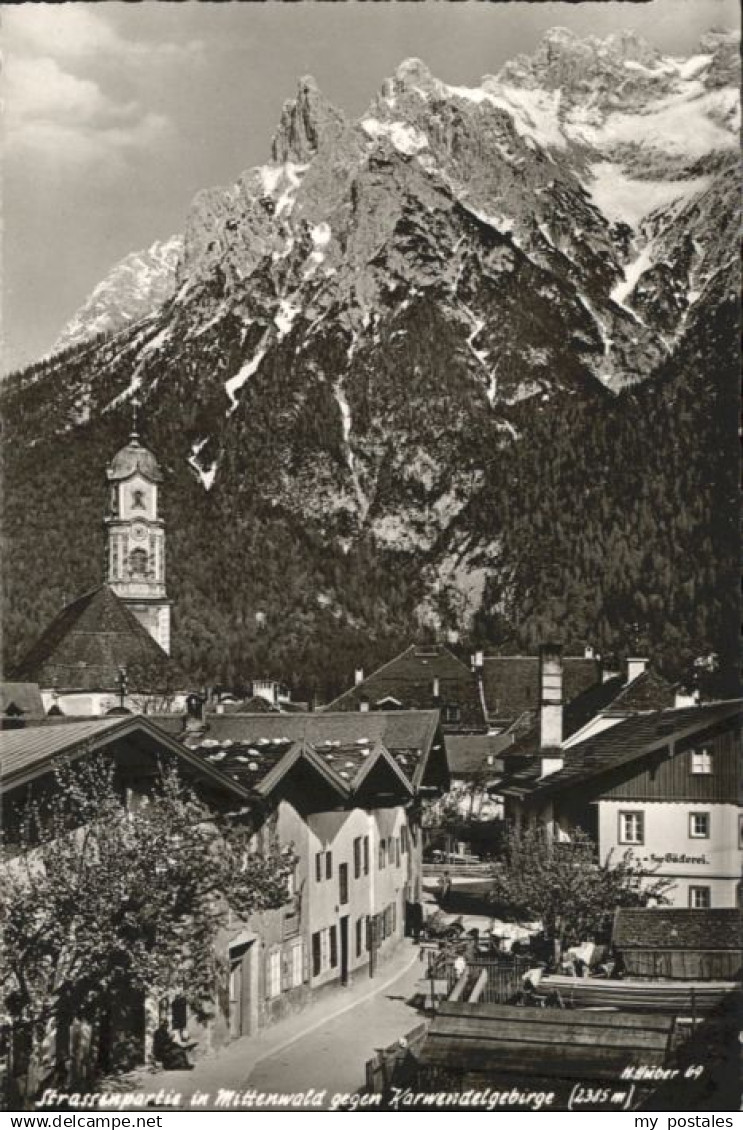 70901498 Mittenwald Bayern Mittenwald Karwendelgebirge *