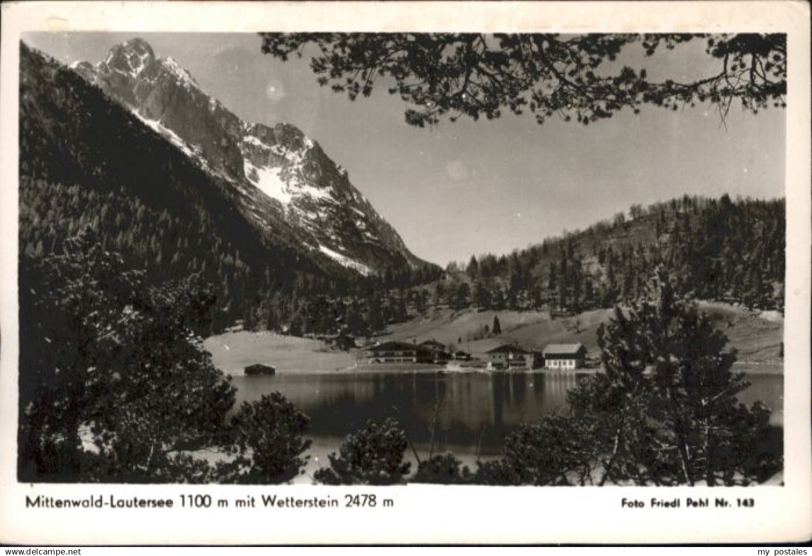 70901828 Mittenwald Bayern Mittenwald Lautersee  *