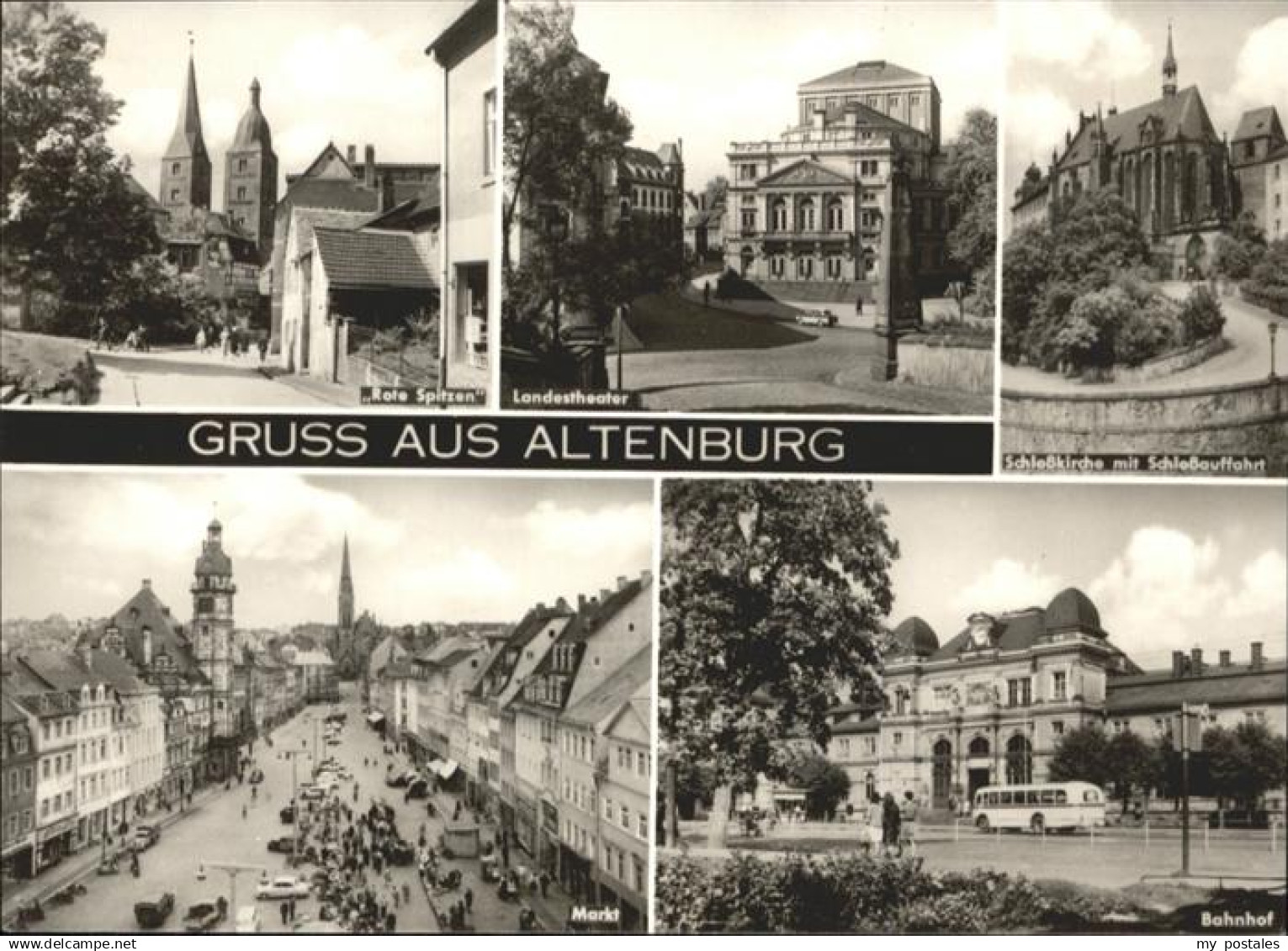 70925223 Altenburg Thueringen Altenburg Rote Sitzen Landestheater Schloss Kirche