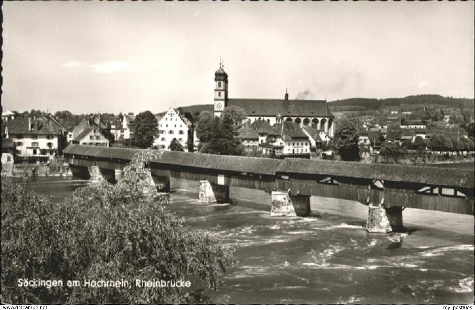 70925466 Bad Saeckingen Bad Saeckingen Rheinbruecke *