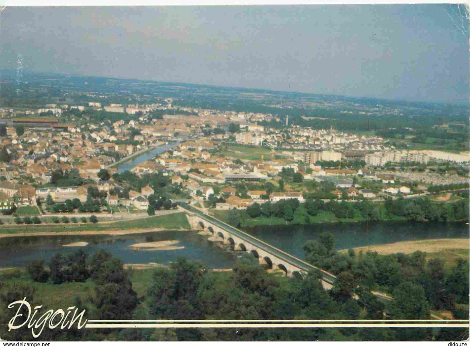 71 - Digoin - Vue Générale aérienne - CPM - Flamme Postale de Digoin 71 - Voir Scans Recto-Verso