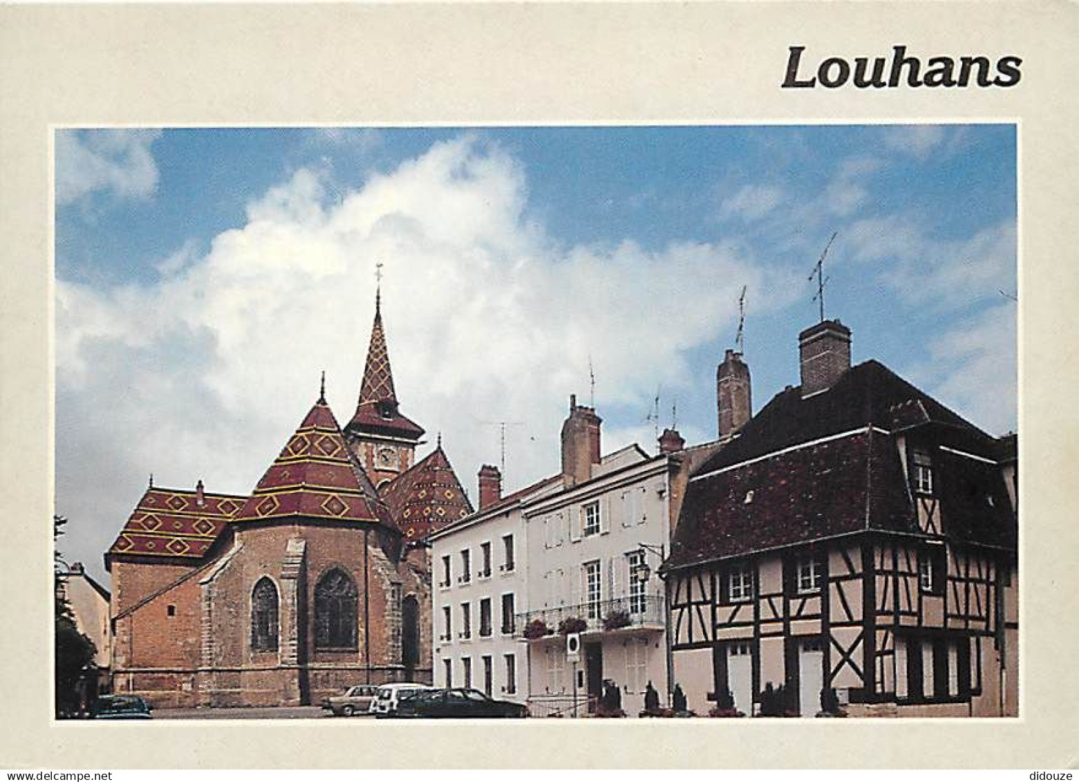 71 - Louhans - Place de l'Hôtel de Ville - Flamme Postale de Louhans - CPM - Voir Scans Recto-Verso