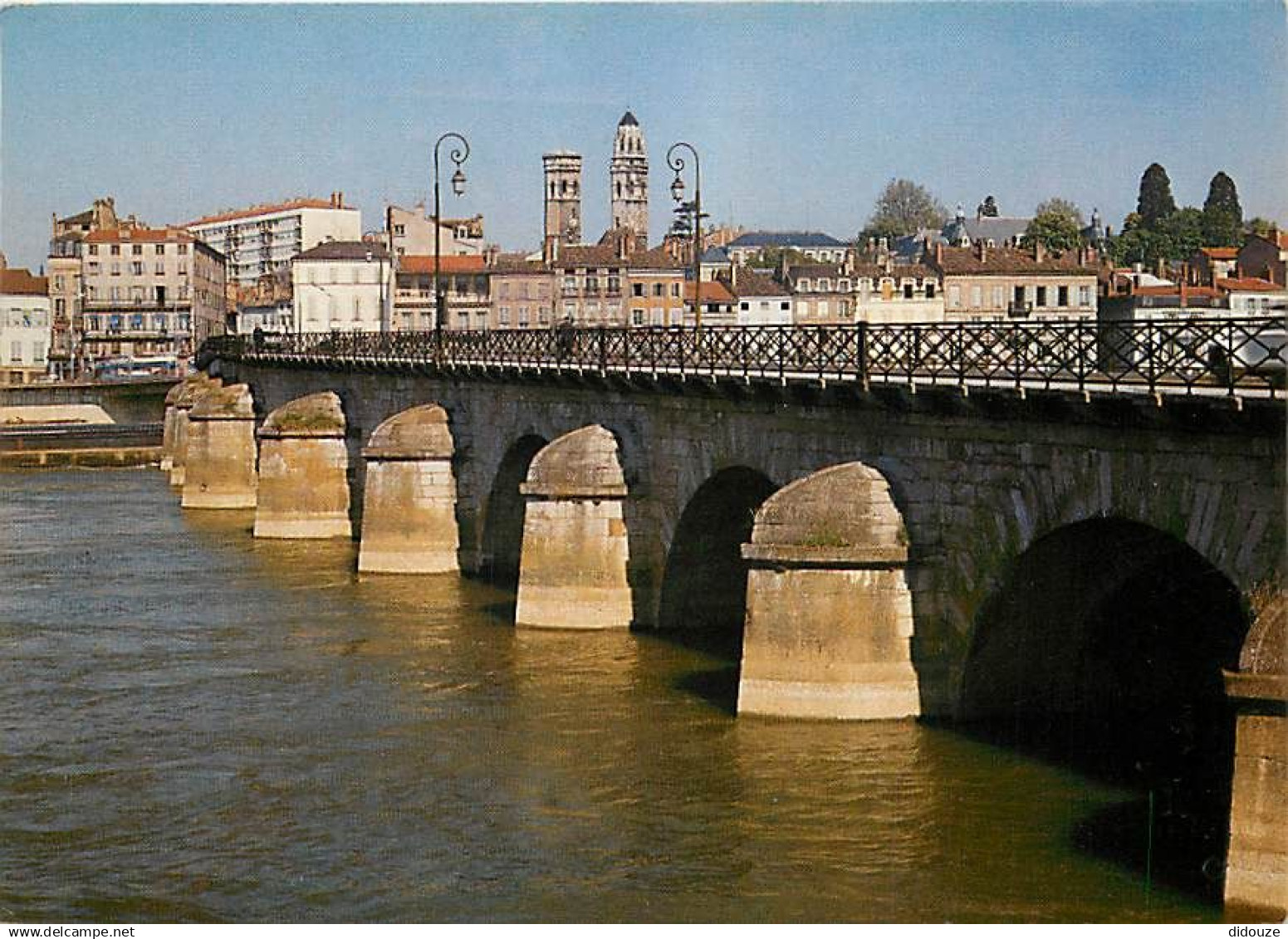 71 - Macon - Le pont de Saint Laurent - Flamme Postale de Macon - CPM - Voir Scans Recto-Verso