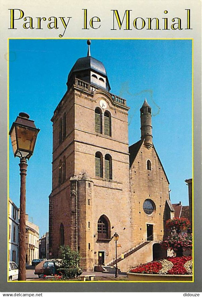 71 - Paray le Monial - Tour Saint Nicolas - Flamme Postale de Paray le Monial - CPM - Voir Scans Recto-Verso