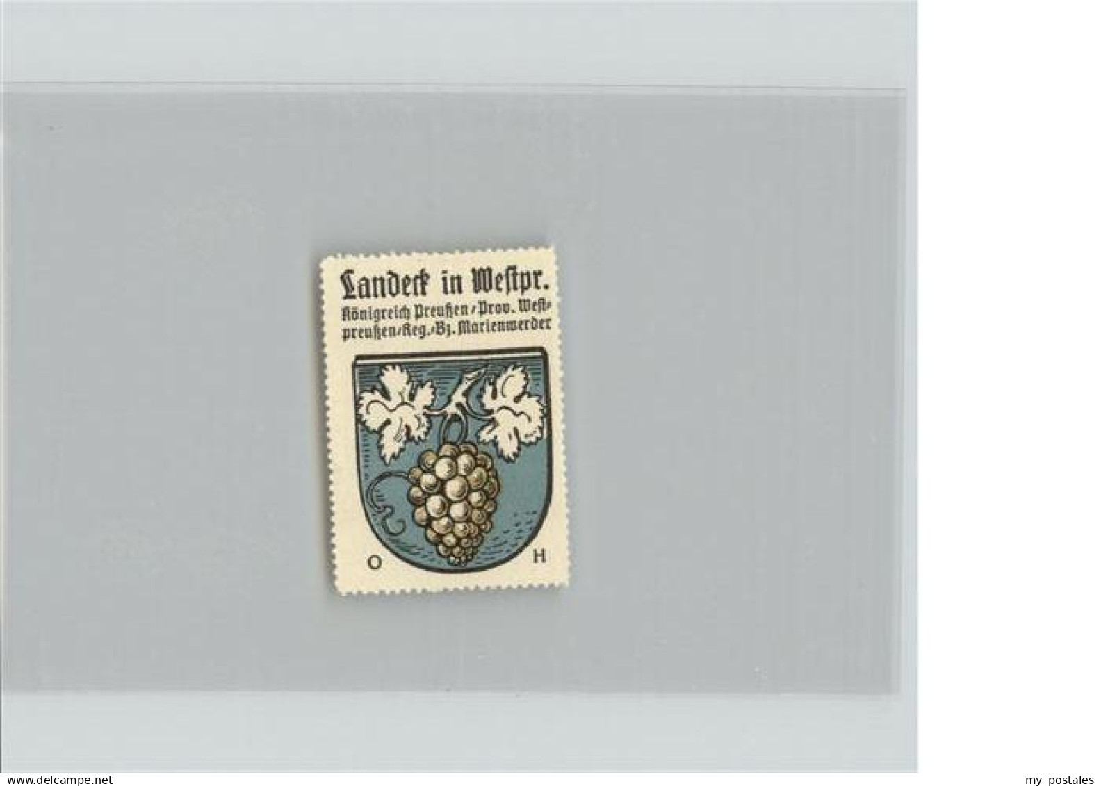 71044459 Landeck Westpreussen Briefmarke