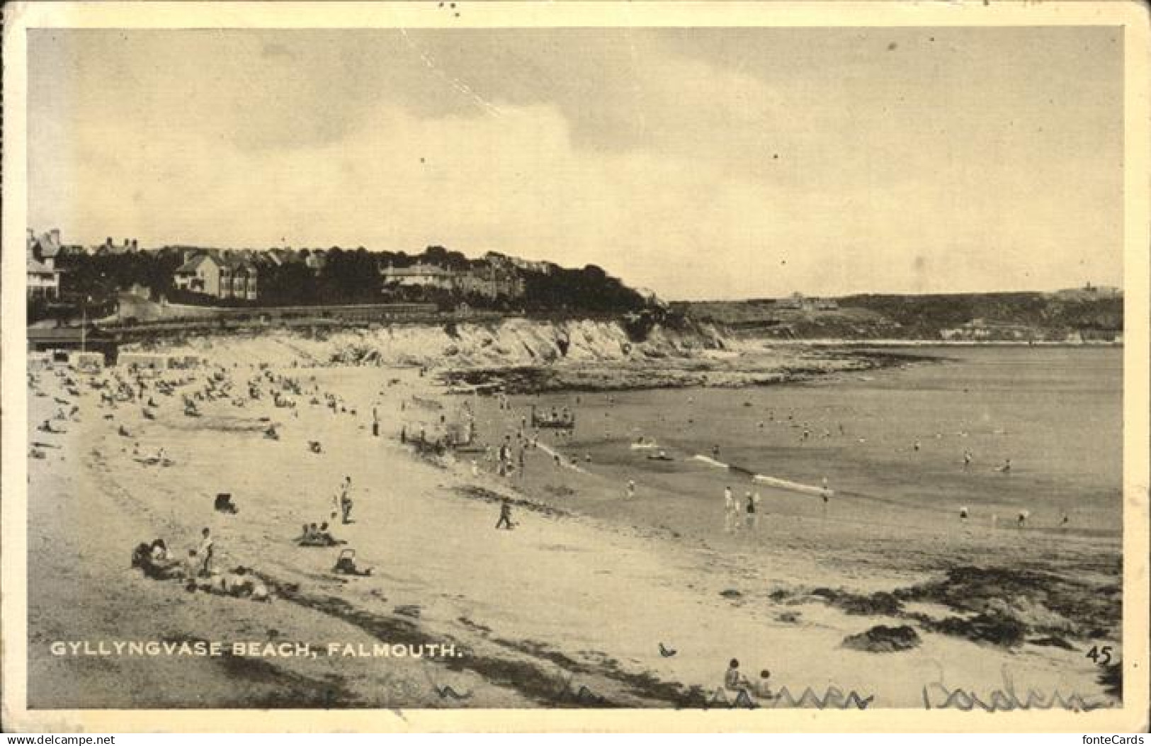 71059152 Falmouth Cornwall Gyllyngvase Beach Falmouth Cornwall