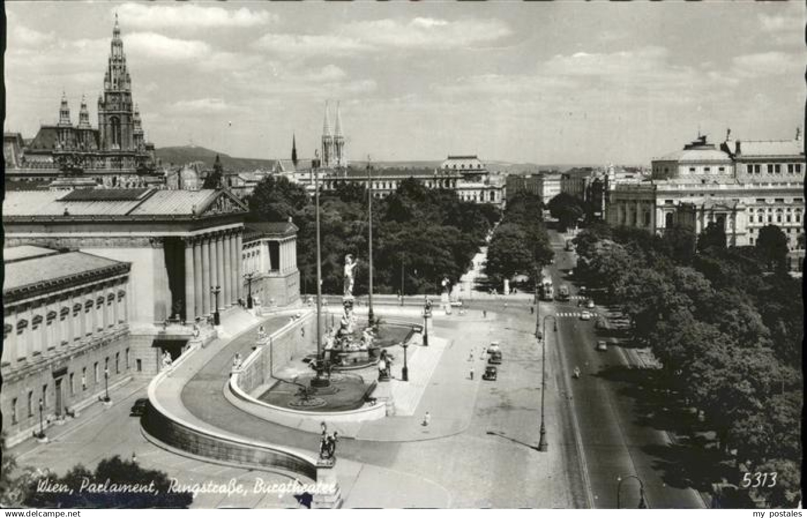 71060335 Wien Parlament Ringstrasse Burgtheater