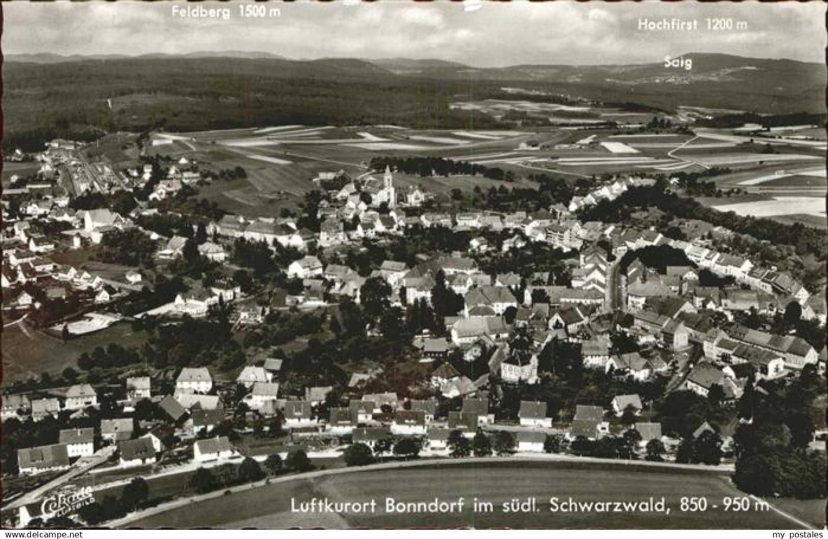 71370717 Bonndorf Schwarzwald Fliegeraufnahme