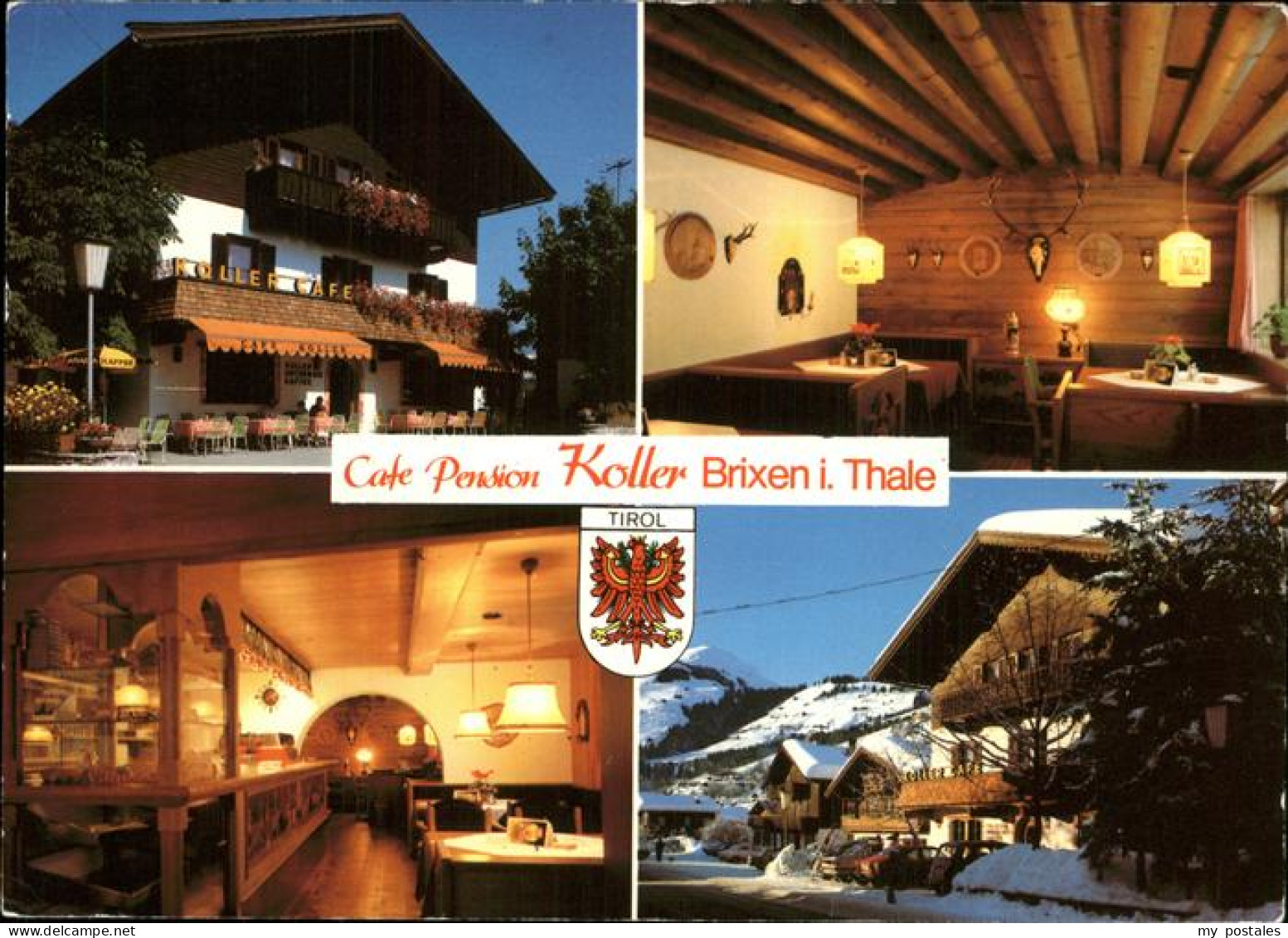 71424839 Brixen Thale Cafe Pension Koller Wappen Brixen im Thale