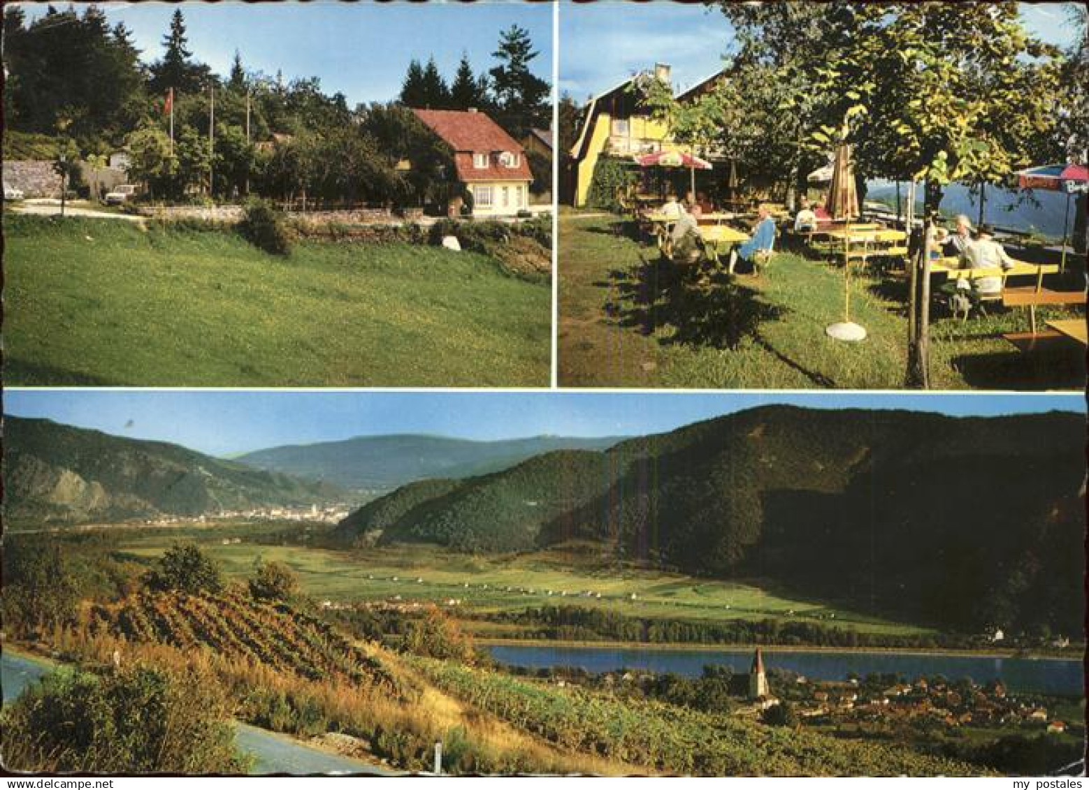 71431784 Weissenkirchen Wachau Gasthaus Pension Seiberer Panorama Wachau Donau