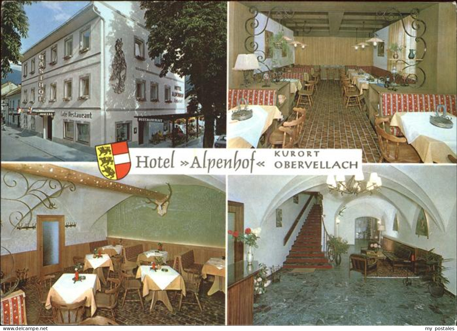 71431929 Obervellach Kaernten Hotel Alpenhof Wappen Kurort Obervellach