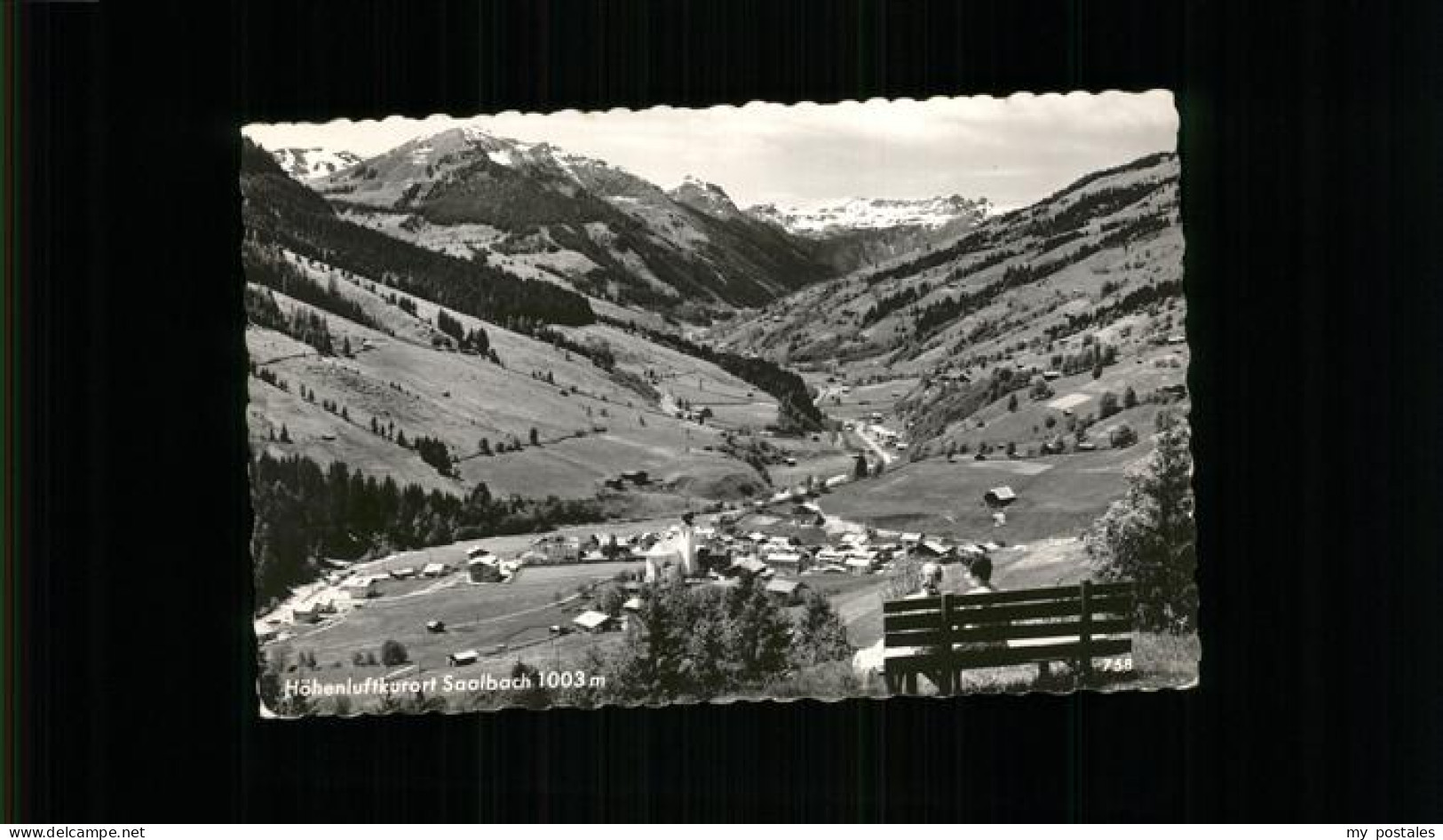 71438611 Saalbach-Hinterglemm Panorama Berge Saalbach