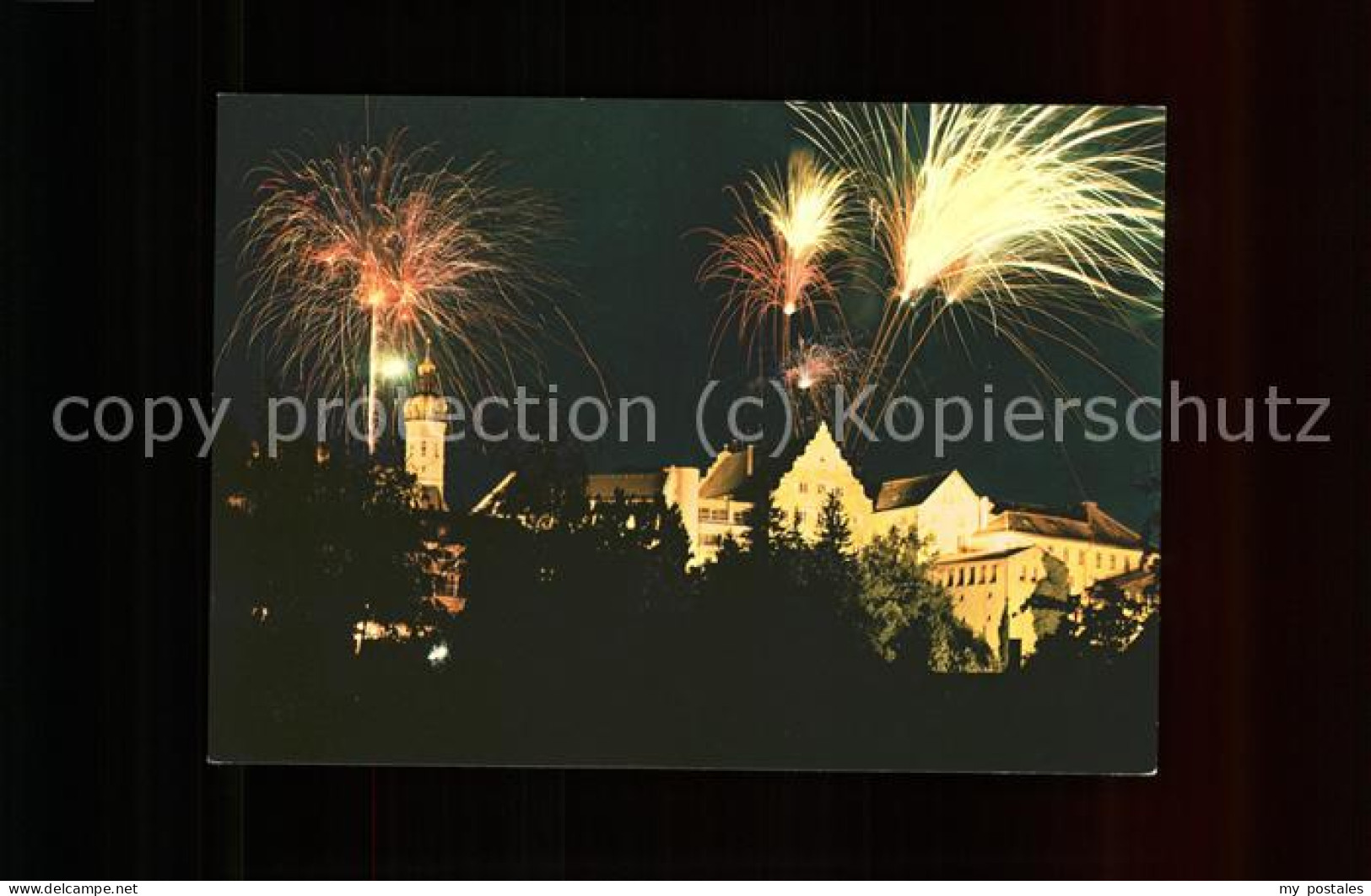 71515616 Dachau bei Nacht mit Feuerwerk Dachau